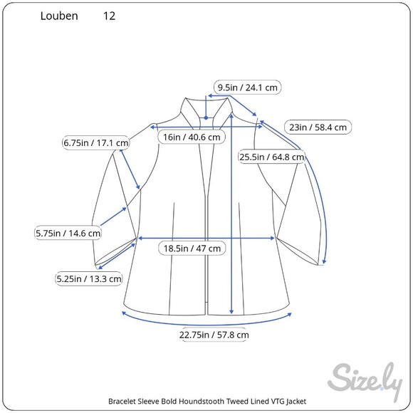 Louben Bracelet Sleeve Bold Houndstooth Tweed Lined VTG Jacket Pink Accents 12 - Picture 12 of 12